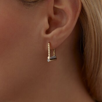 Taşlı Top Ataç Küpe - Arax (1)