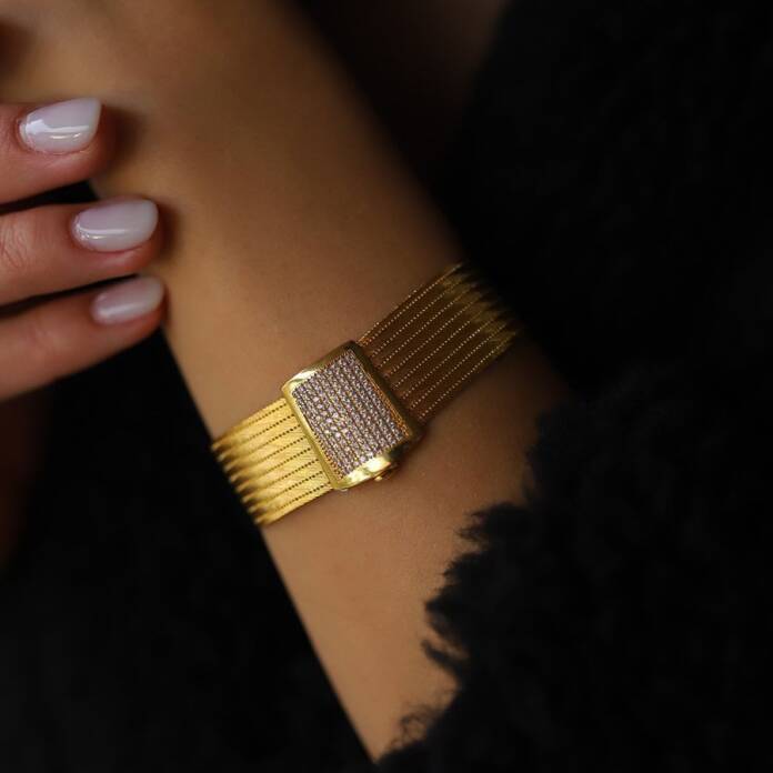 Taşlı Trabzon Hasırı Kelepçe - 1