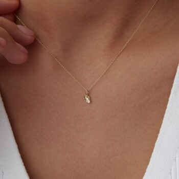 Taşlı Unicorn Kolye - Alen