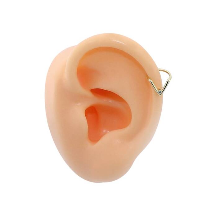 Taşlı V Helix Piercing - 2