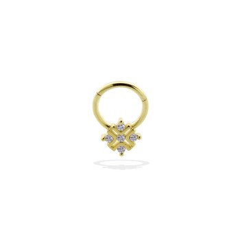 Taşlı X Helix Piercing - Dianora
