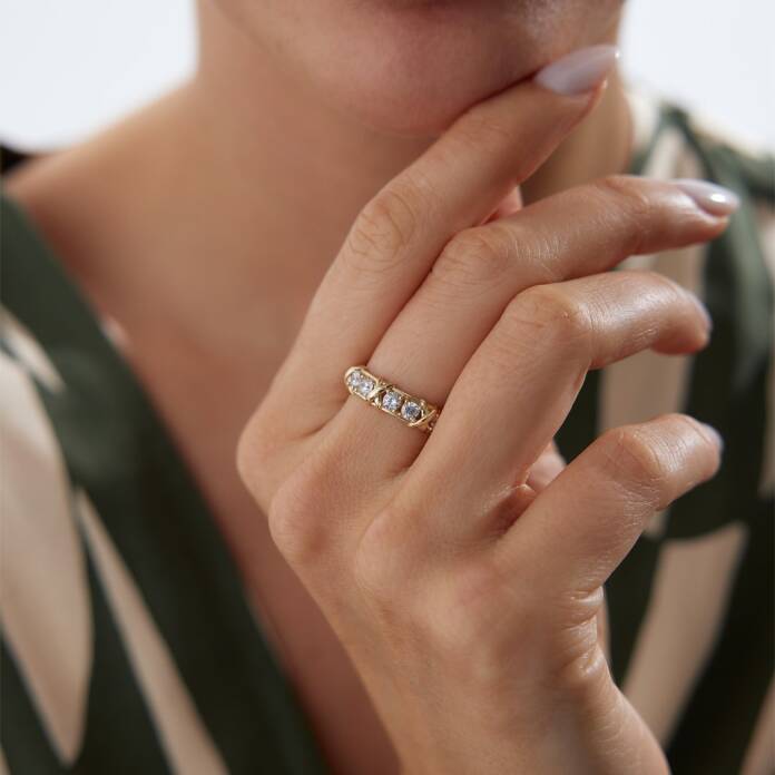 Taşlı X Yüzük - 1