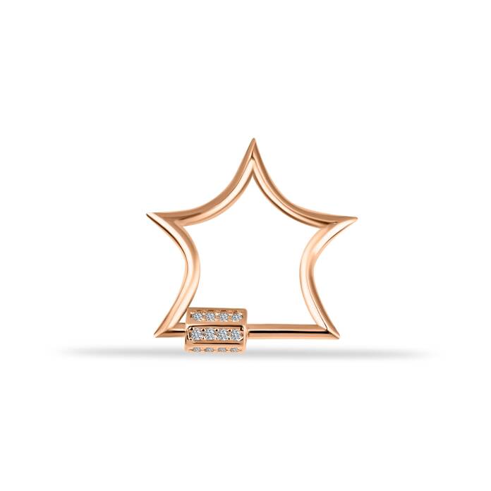 Taşlı Yıldız Charm Kilidi - 1