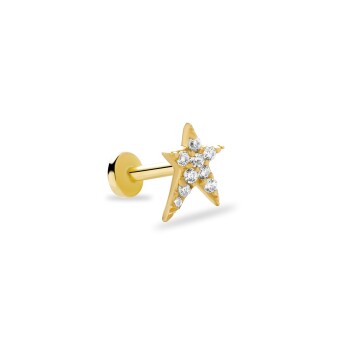 Taşlı Yıldız Tragus Piercing - Alen