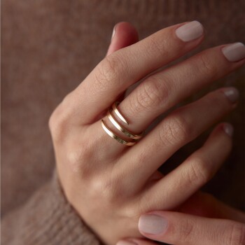 Taşsız Sarmaşık Yüzük - Rayna