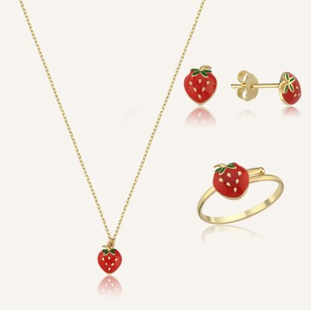 Tatlı Çilek Çocuk Seti - Melike (1)