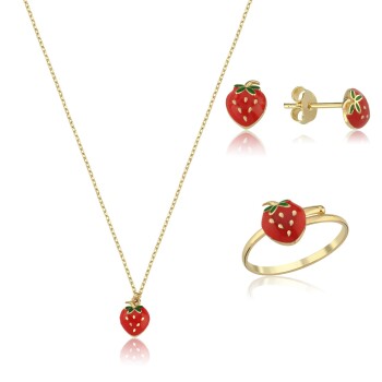 Tatlı Çilek Çocuk Seti - Melike