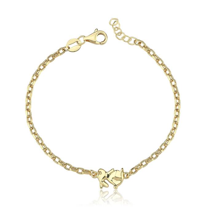 Tavşanlı Ataç Zincir Çocuk Bilekliği - 1
