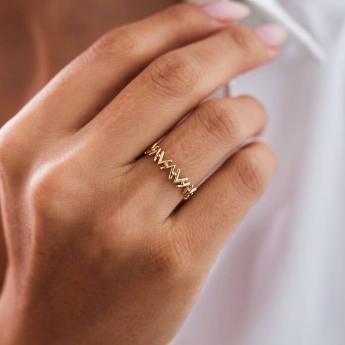 Teen Zig Zag Yüzük - 1