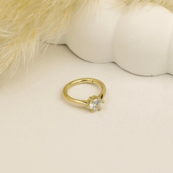 Tek Taş Helix Piercing - Dianora (1)