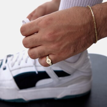 Tek Taş Şövalye Yüzük - 3