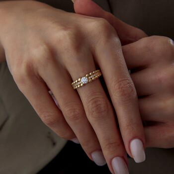 Tektaş Bubbles Yüzük - Rayna (1)