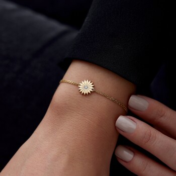 Tektaş Çiçek Bileklik - Rayna