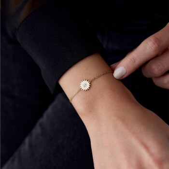 Tektaş Çiçek Bileklik - Rayna (1)