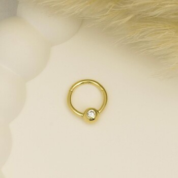 Tektaş Daire Motifli Helix Piercing - Dianora (1)