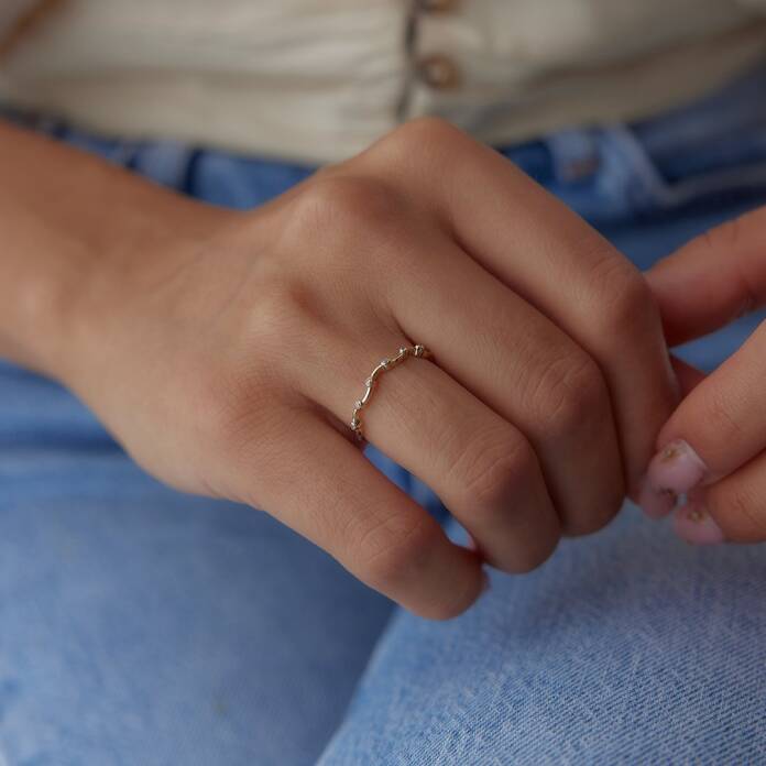 Tektaş Dalga Yüzük - 1