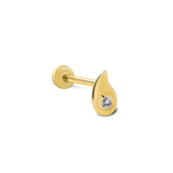 Tektaş Damla Tragus Piercing - Alen