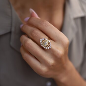 Tektaş Dizaynlı Yüzük - Alen