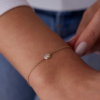 Tektaş Elmas Charm Uçlu Bileklik - RİTİM (1)