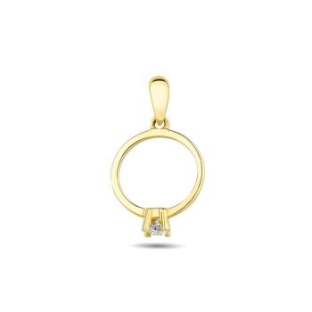 Tektaş Halka Kolye Ucu - Koçak