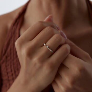 Tektaş Kemik Yüzük - Rayna (1)