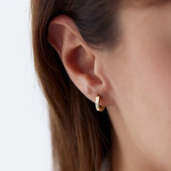 Tektaş Mini Halka J Küpe - Arax (1)