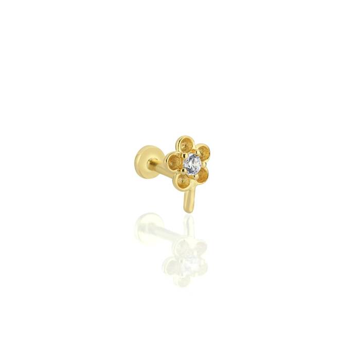 Tektaş Papatya Tragus Piercing - 1