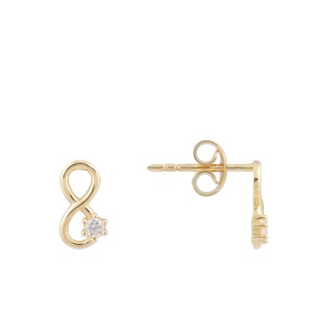 Tektaş Sonsuzluk Çocuk Küpesi - Melike