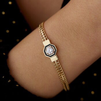 Tektaşlı Viyana Bileklik - Oğuz Konsept