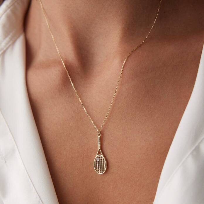 Tenis Raket Kolye - 2