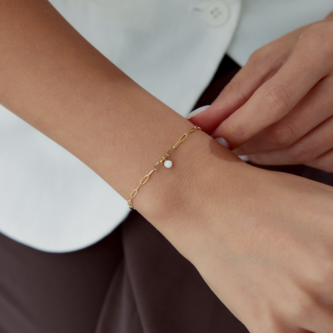 Terazi Burcu Opal Ataç Bileklik - 2