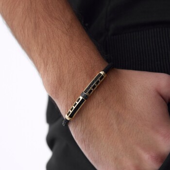 Ters Düz Model Erkek Bileklik - Koçak (1)