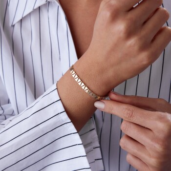 Ters Düz Üçgen Bileklik - Rayna (1)