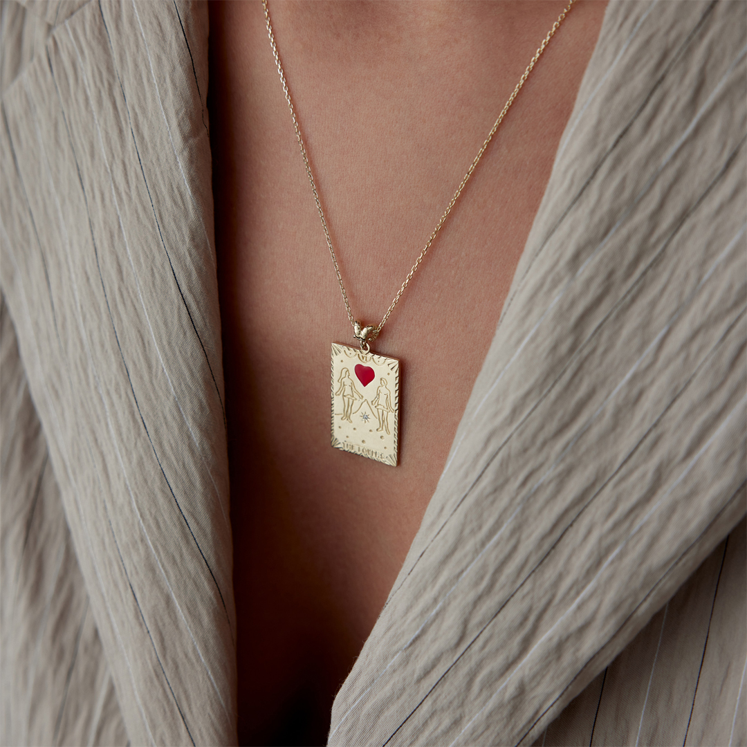 The Lovers Tarot Kolye - 2