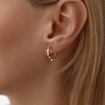 Timsah Pulu Halka Küpe - Arax