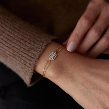 Tırnak Makası Zincir Baget Bileklik - Rayna