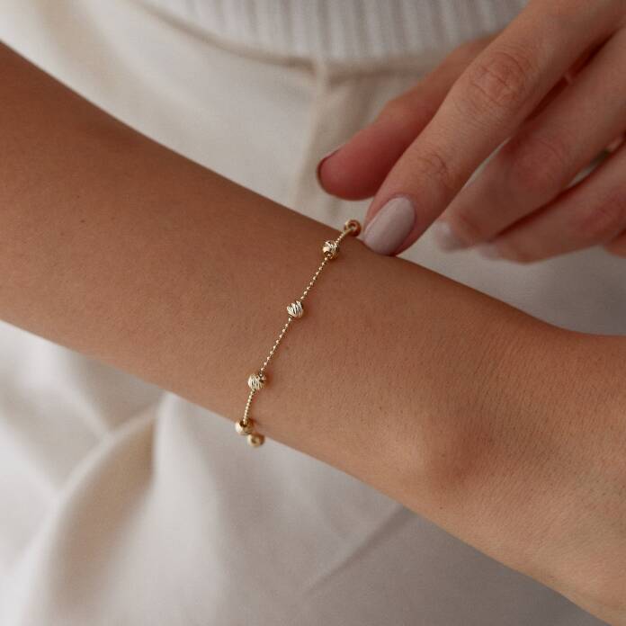 Tırnak Makası Zincir Dorica Bileklik - 1