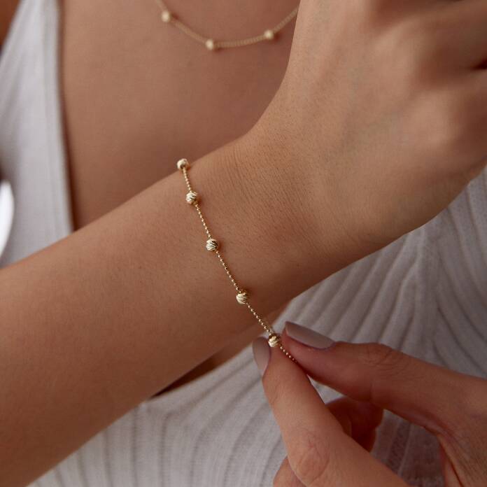 Tırnak Makası Zincir Dorica Bileklik - 2