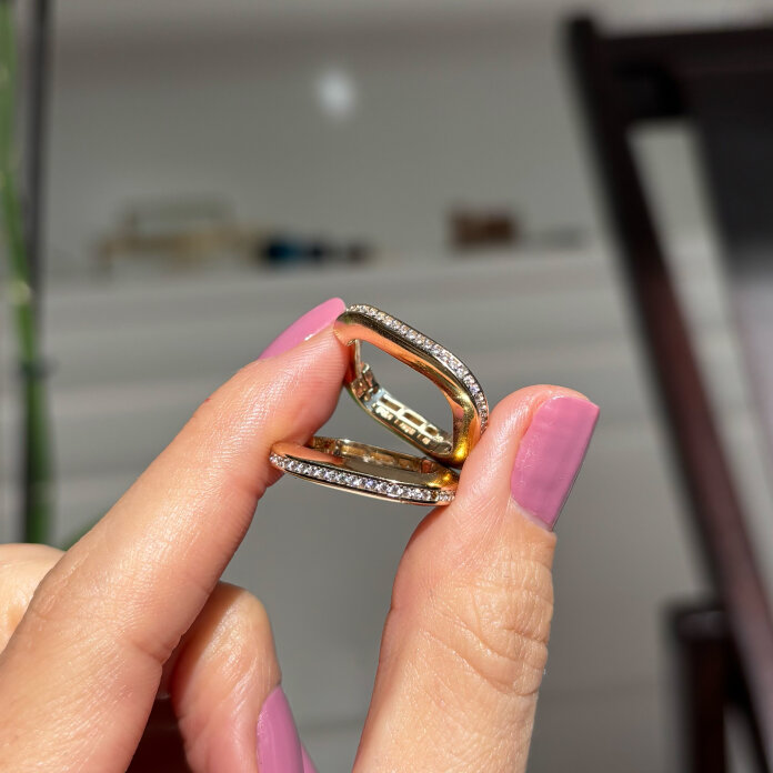 Tolira Spin Taşlı Küpe - 1