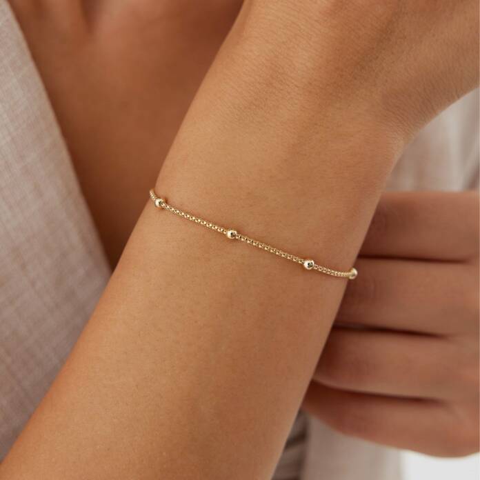 Top Detaylı Zincir Bileklik - 1