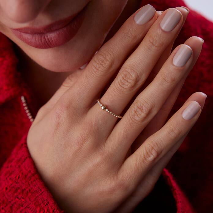 Top İki Taşlı Yüzük - 1