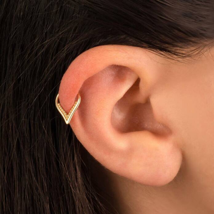 Toplu Damla Helix Piercing - 2