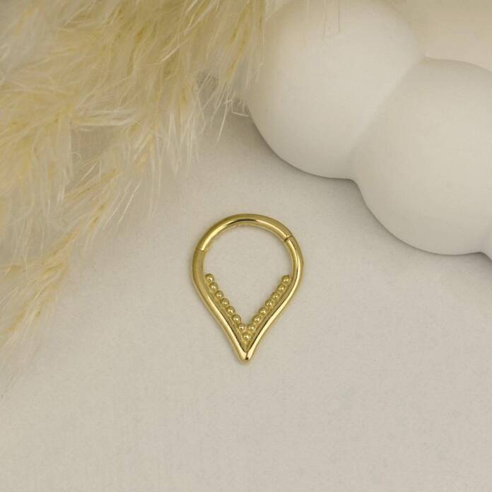 Toplu Damla Helix Piercing - 4