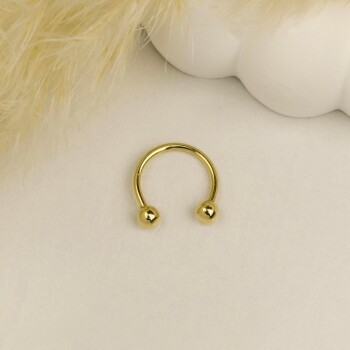 Toplu Minimal Yarım Halka Piercing - Dianora (1)