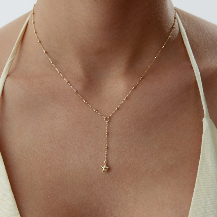 Toplu Yıldız Sallantılı Kolye - RİTİM