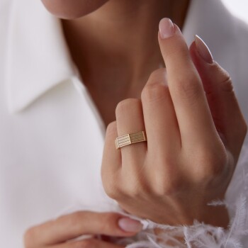 Trabzon Hasır Yüzük - Mg Gold (1)