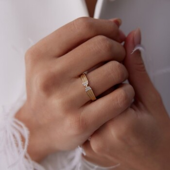 Trabzon Kelebek Yüzük - Mg Gold