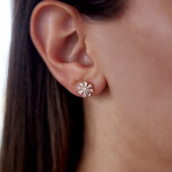 Trapez Baget Küpe - Rayna