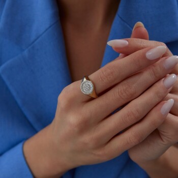 Trapez Baget Yüzük - Cemart