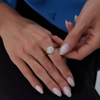 Trapez Baget Yüzük - Cemart (1)